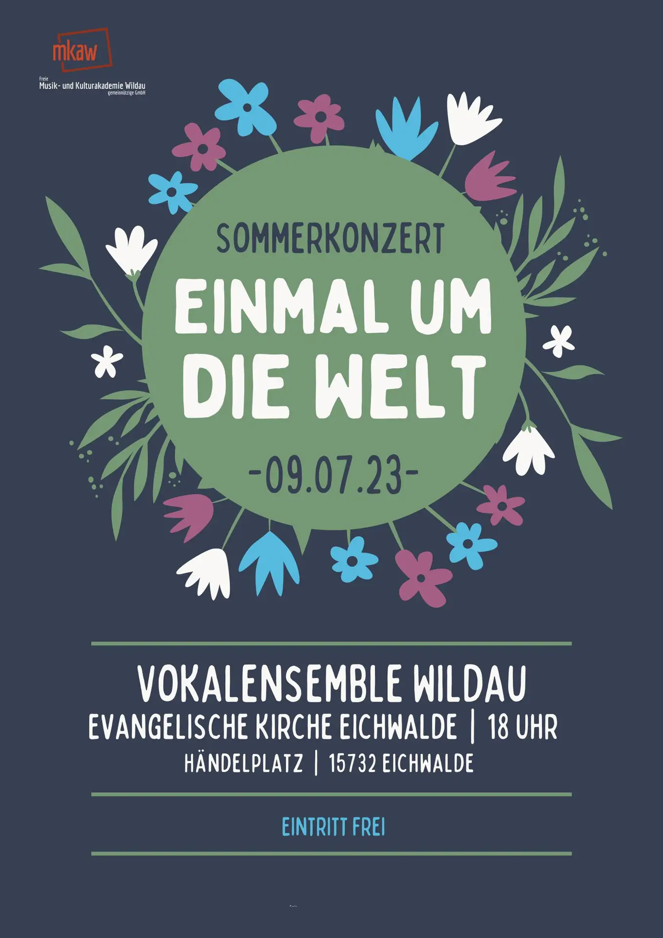 Konzert Vokalensemble Wildau 2023