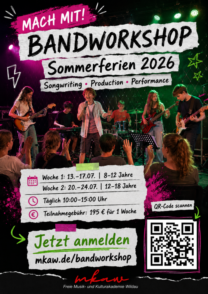 Plakat Bandworkshop